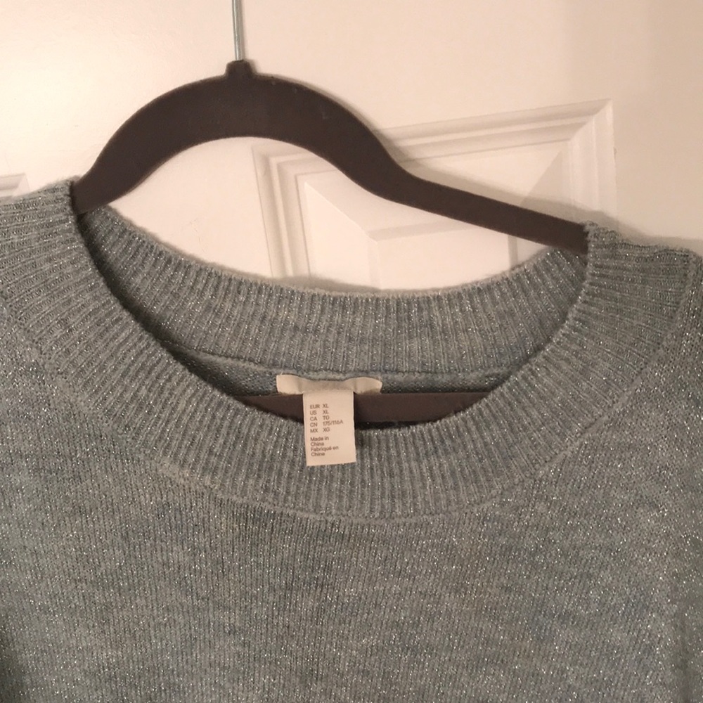 Sparkly Blue Sweatshirt - Picture 2 of 2